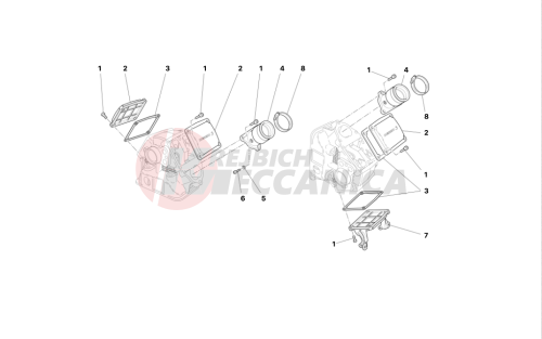 Manifolds and cylinder head covers