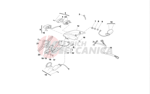 NUMBER PLATE HOLDER - TAIL LIGHT