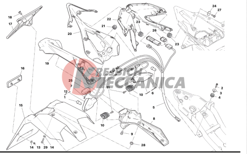 NUMBER PLATE HOLDER - TAIL LIGHT