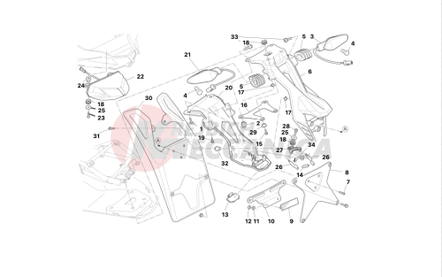 Number plate holder - (aus)