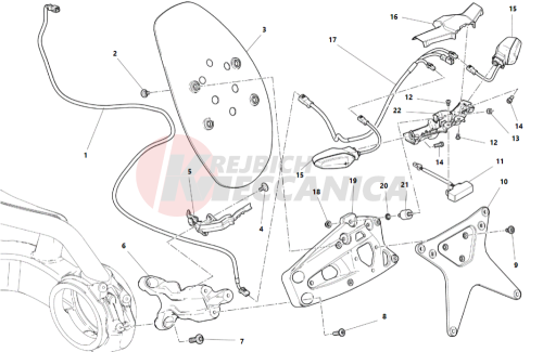 PLATE HOLDER (AUS,EUR,FRA,JAP)