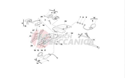 PLATE HOLDER - REAR LIGHT