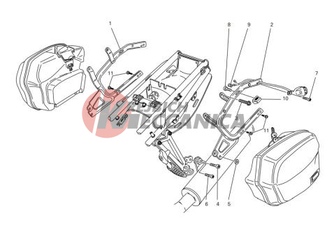 Pannier fasteners