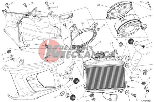 RADIATOR WATER LH