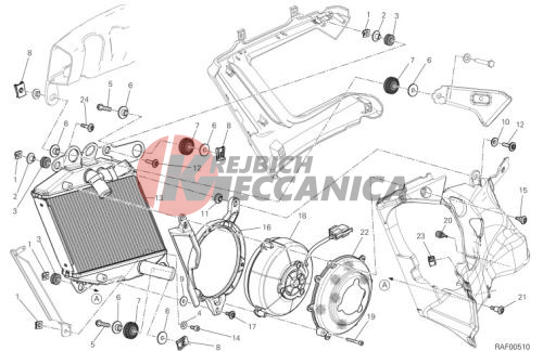 RADIATOR WATER RH