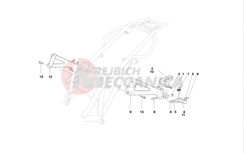 REAR FOOT RESTS