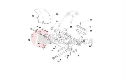 REAR FORK