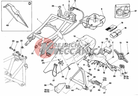 REAR FRAME BIPOSTO