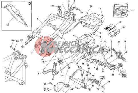 REAR FRAME BIPOSTO