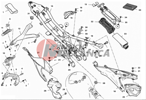 REAR FRAME COMP.
