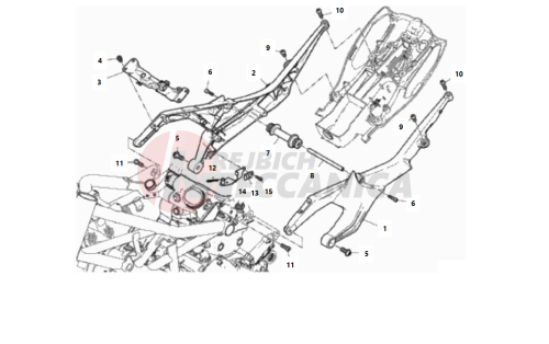 REAR FRAME COMP.