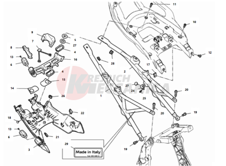 REAR FRAME COMP.