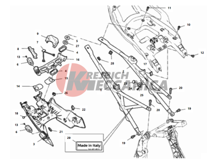 REAR FRAME COMP.