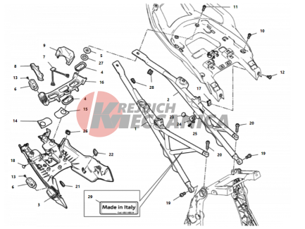 REAR FRAME COMP.