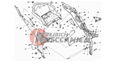 REAR FRAME COMP.