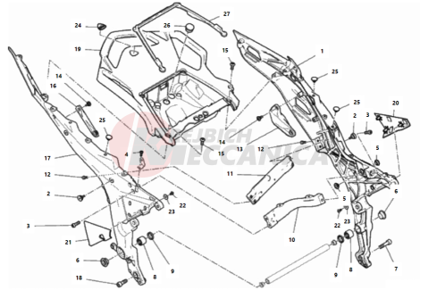 REAR FRAME COMP.