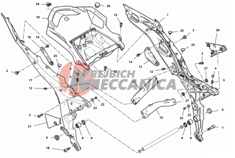 REAR FRAME COMP.