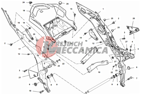 REAR FRAME COMP.