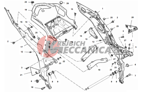 REAR FRAME COMP.