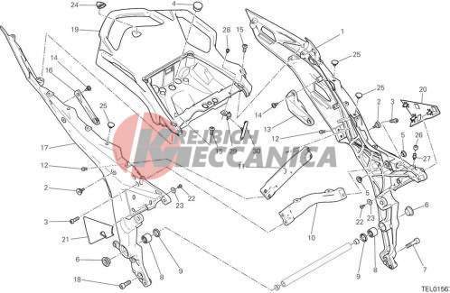 REAR FRAME COMP