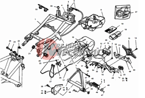 REAR FRAME DM003097>