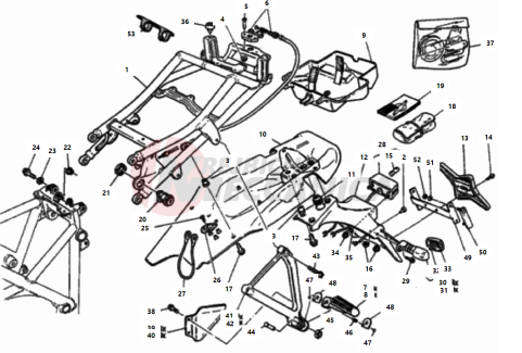 REAR FRAME DM003097>