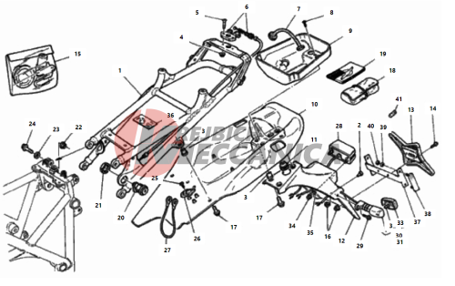 REAR FRAME FM >003096