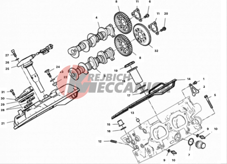 REAR HEAD-TIMING SYSTEM