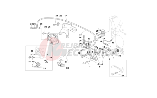 REAR HYDRAULIC BRAKE