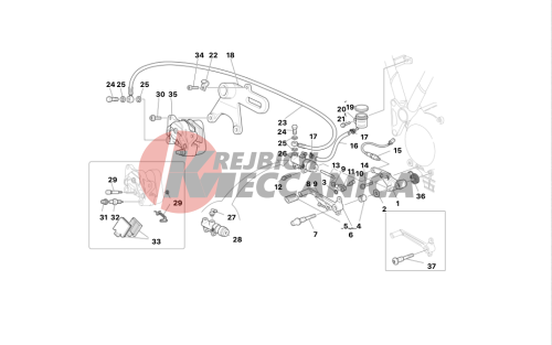 REAR HYDRAULIC BRAKE