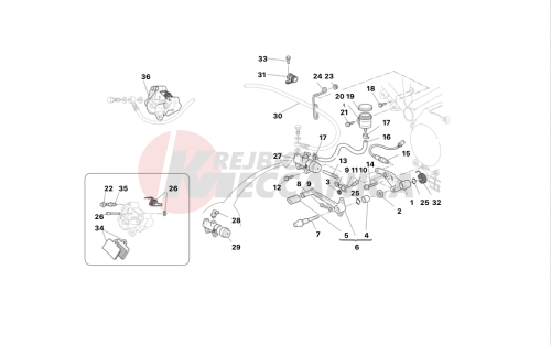 REAR HYDRAULIC BRAKE