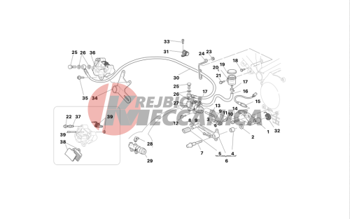 REAR HYDRAULIC BRAKE