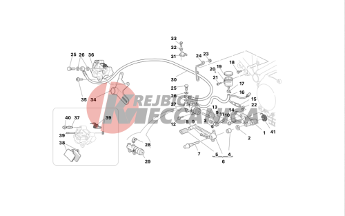 REAR HYDRAULIC BRAKE