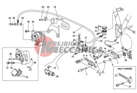 REAR HYDRAULIC BRAKE