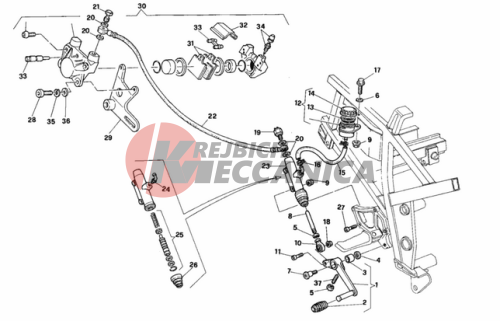 REAR HYDRAULIC BRAKE USA