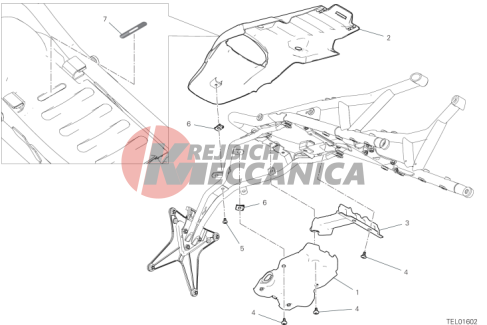 REAR MUDGUARD (STAR WHITE SILK)