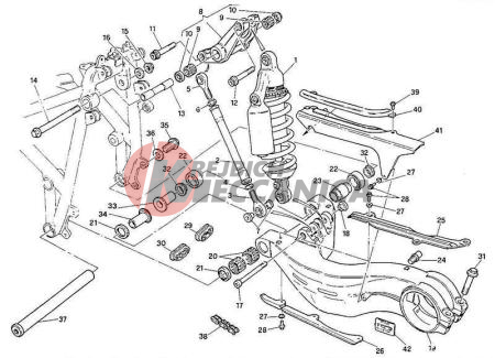 REAR SHOCK ABSORBER 1