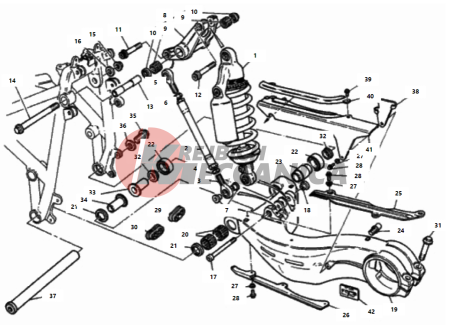 REAR SHOCK ABSORBER 2