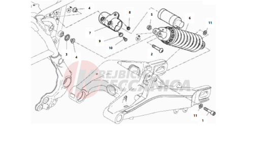 REAR SHOCK ABSORBER