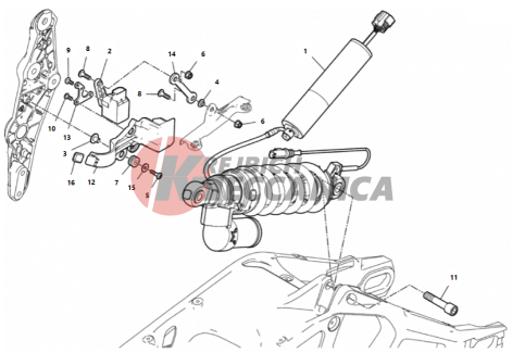 REAR SHOCK ABSORBER