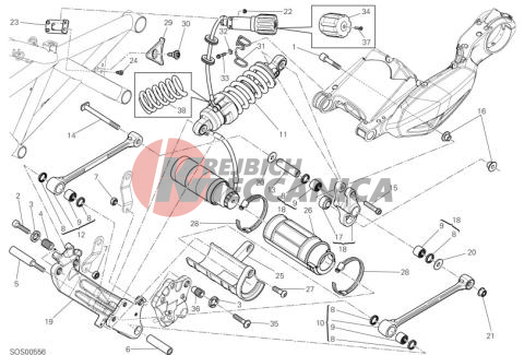 REAR SHOCK ABSORBER