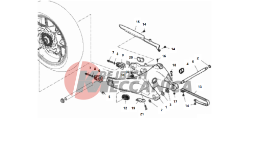 REAR SWINGING ARM