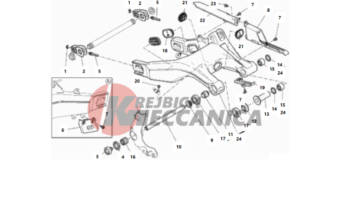 REAR SWINGING ARM