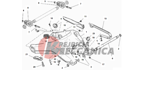 REAR SWINGING ARM