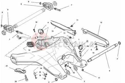 REAR SWINGING ARM