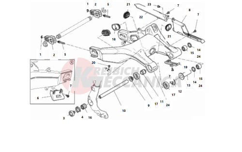 REAR SWINGING ARM