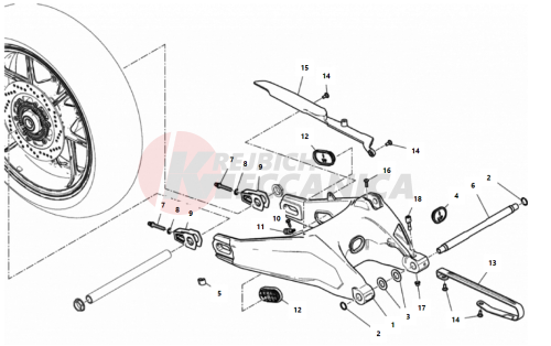 REAR SWINGING ARM