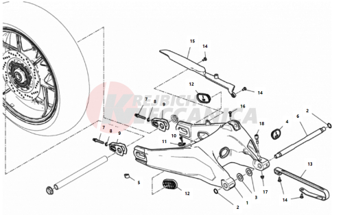 REAR SWINGING ARM