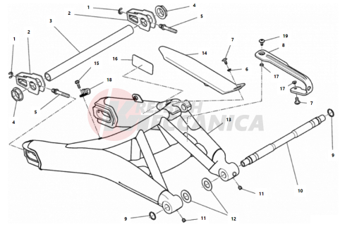 REAR SWINGING ARM