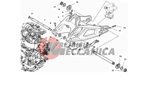 REAR SWINGING ARM